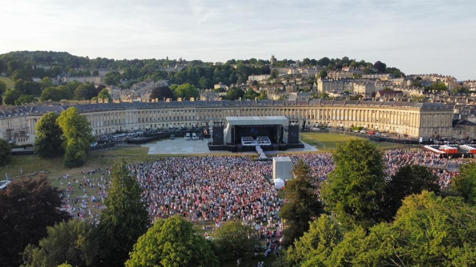 Michael Bublé performs in Bath